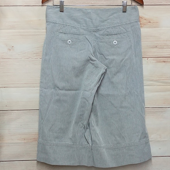 elevenses Pinstripe Wide Leg Cropped pants - Picture 5 of 11